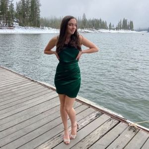 Emerald Green Party Dress